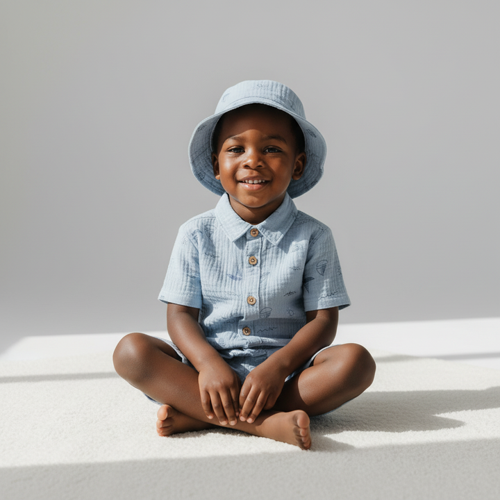 Blue Sailor Boys Summer Set