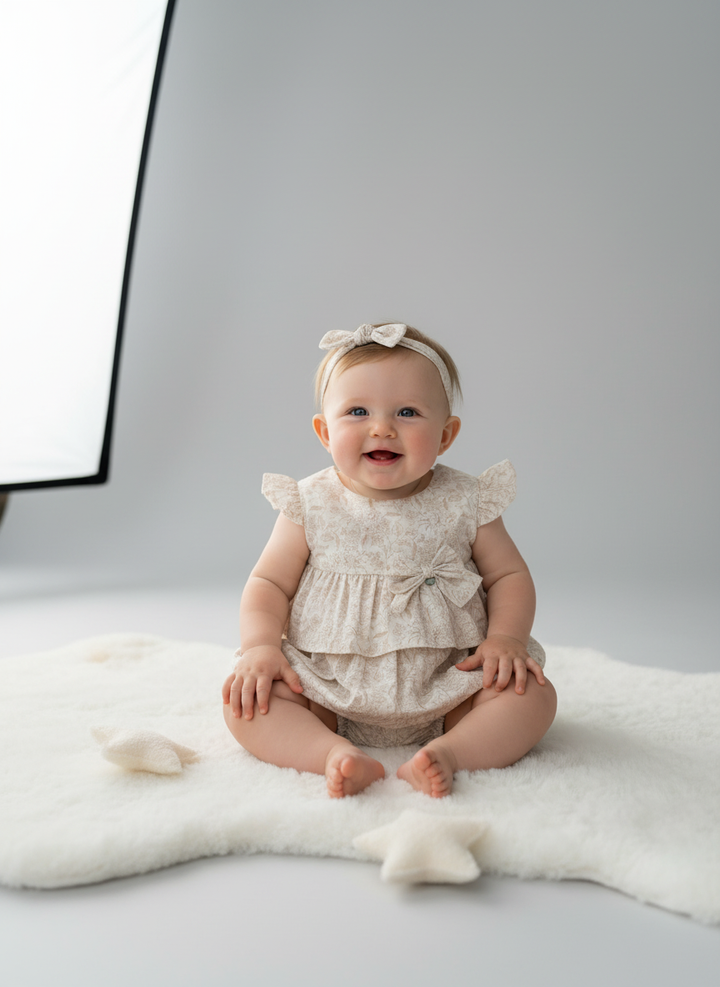 Beige two piece
