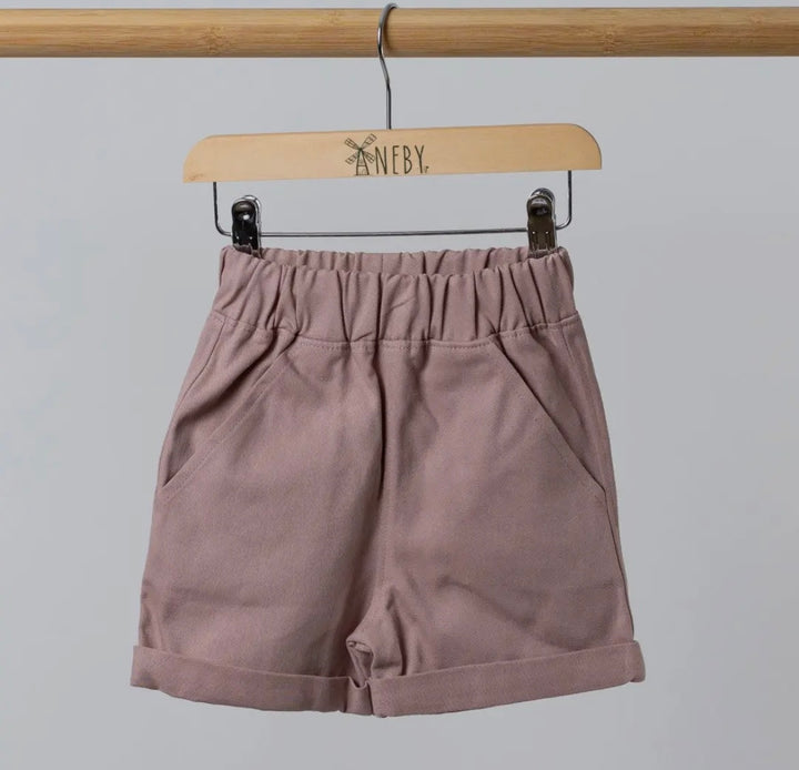 Unisex Dusty Pink Chino Shorts