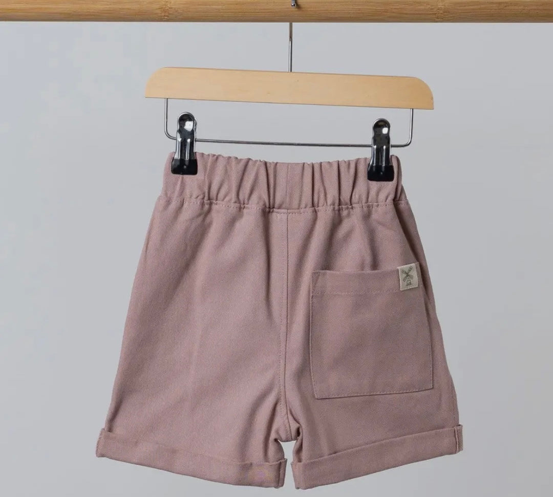 Unisex Dusty Pink Chino Shorts