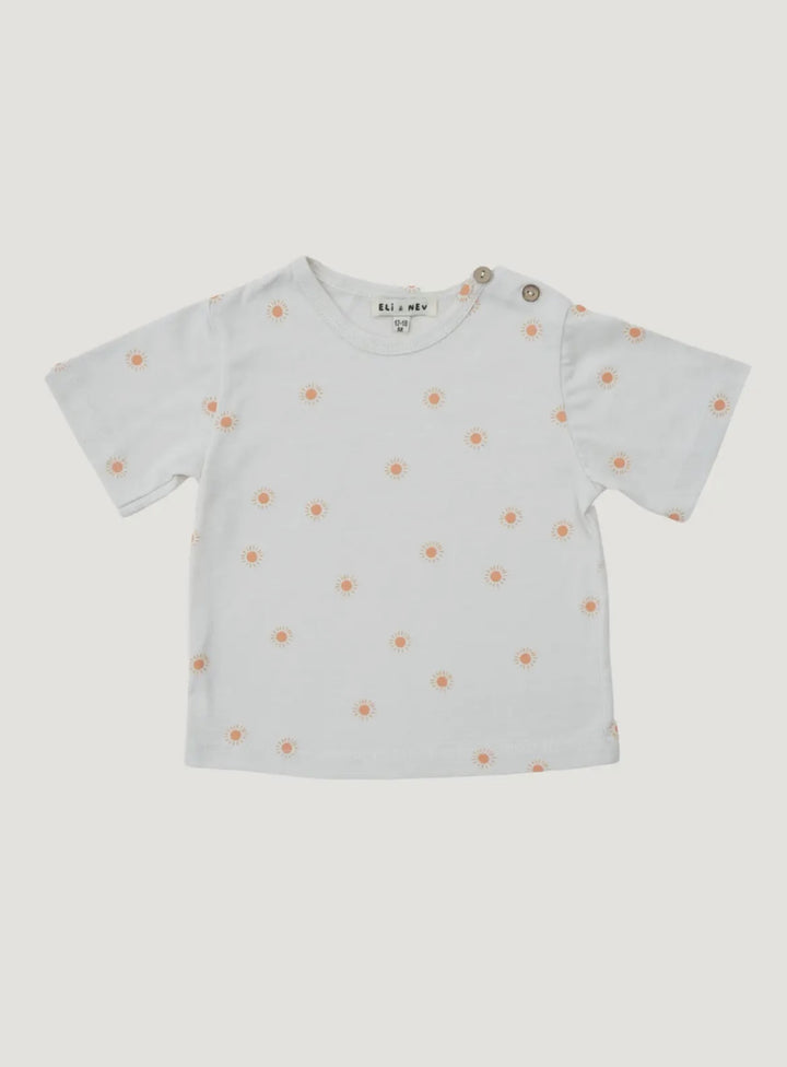 Sun Pattern Summer T Shirt