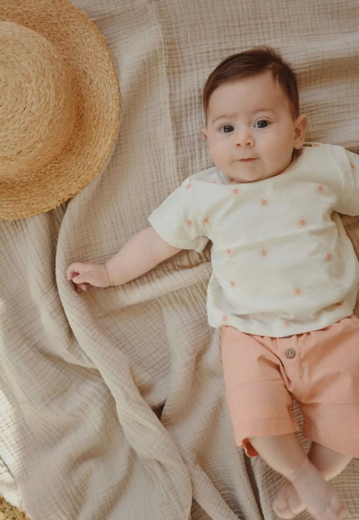 Sun Pattern Summer T Shirt