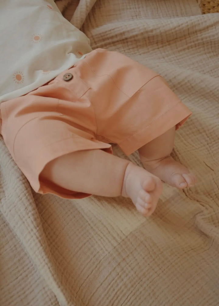 Apricot Summer Shorts