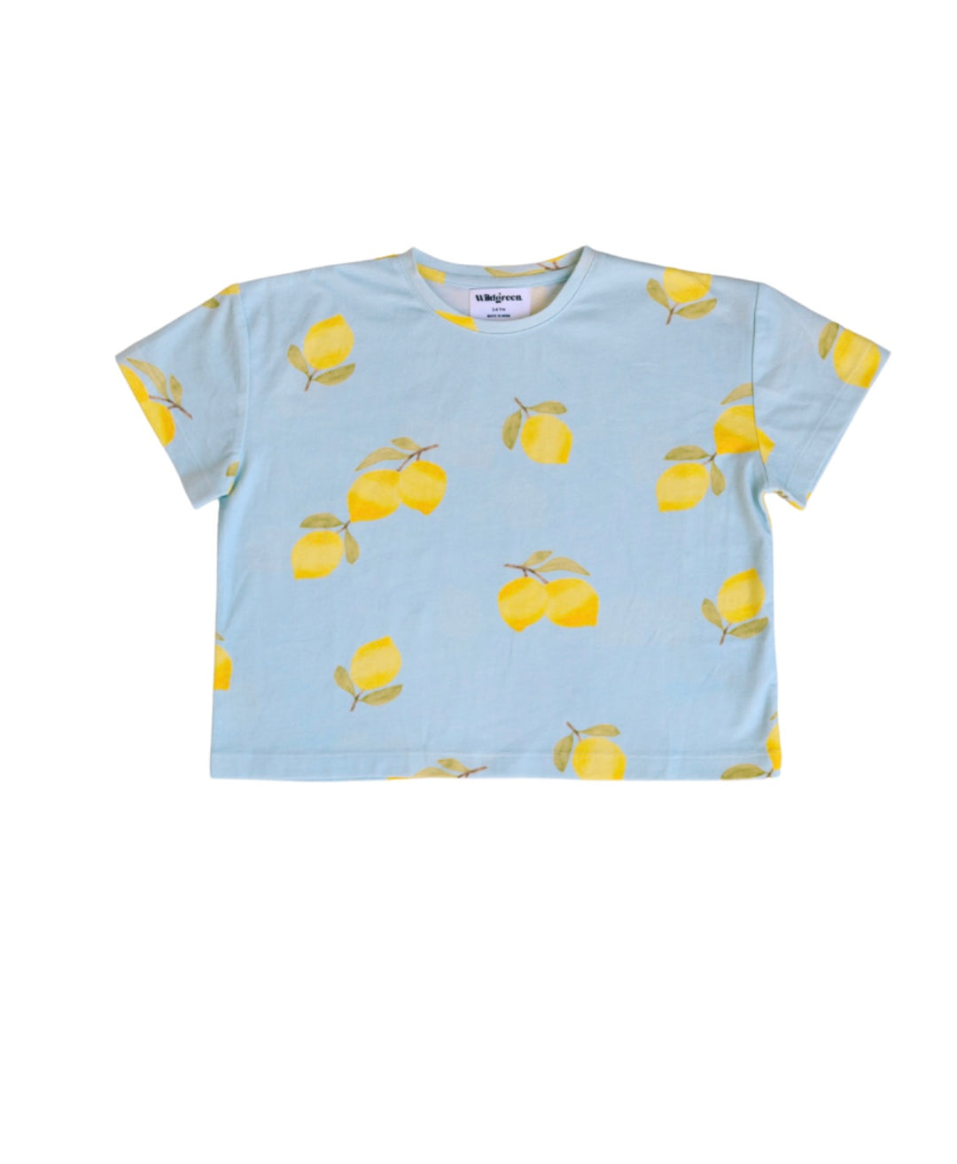 Organic Unisex Lemon Print T shirt