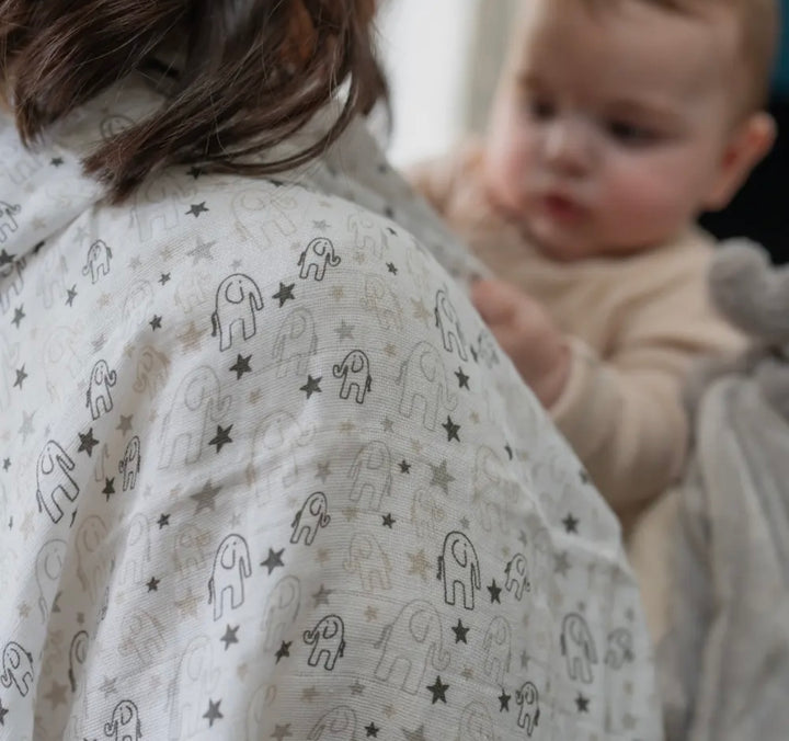 Grey Elephant Muslin