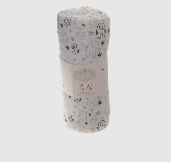 Grey Elephant Muslin