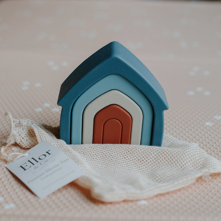 Baby Ellor- Silicone Stacking Houses