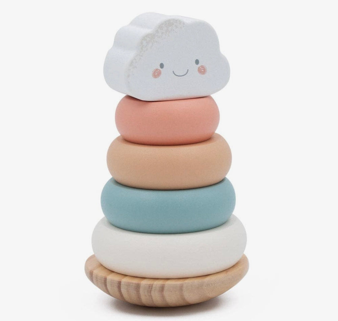Cloud Wobbly Stacking Tower