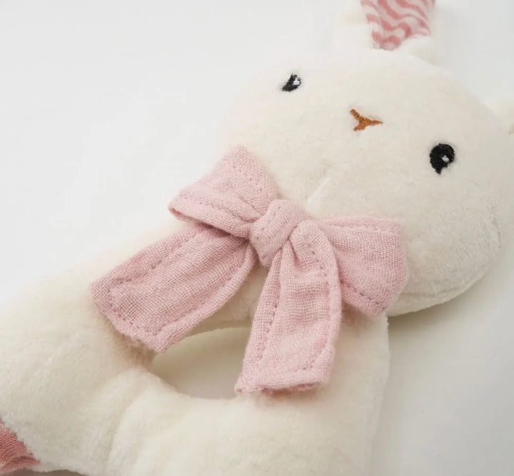 Pink Rabbit Rattle