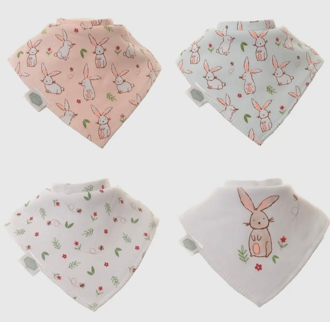 Bunnies Bib Set