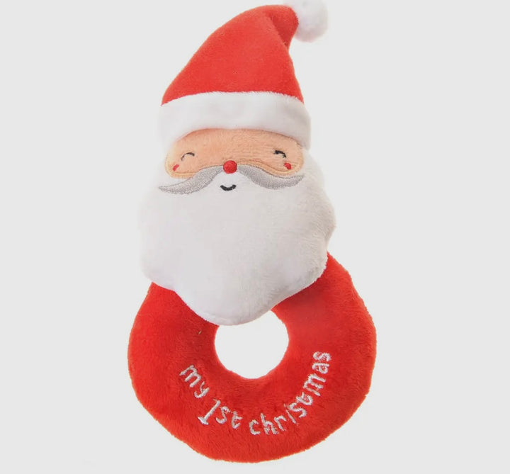 My First Christmas Reindeer Rattle