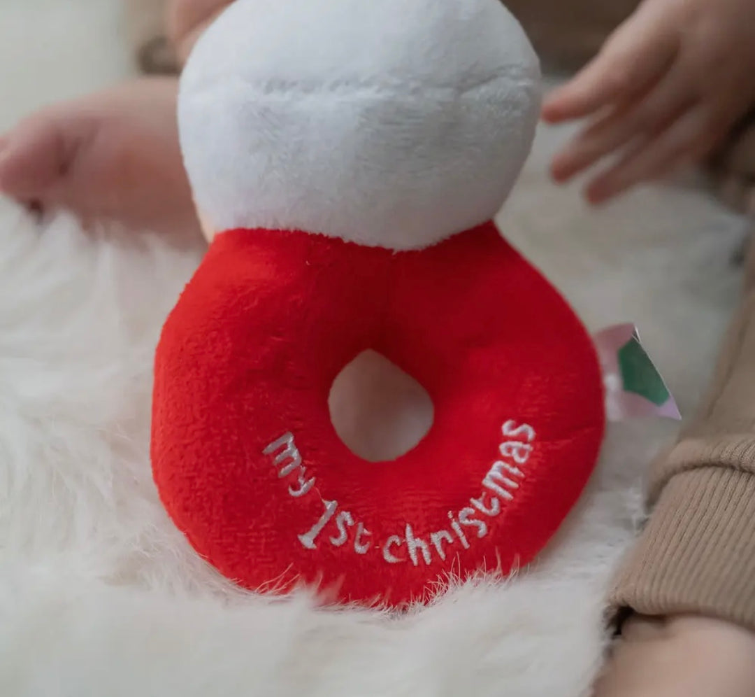 My First Christmas Reindeer Rattle