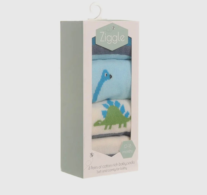 Dinosaur Boxed Sock Set