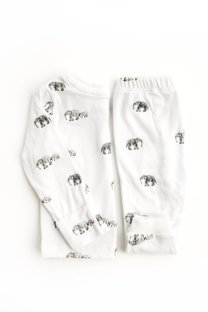 Organic bamboo Baby Elephant Pyjamas