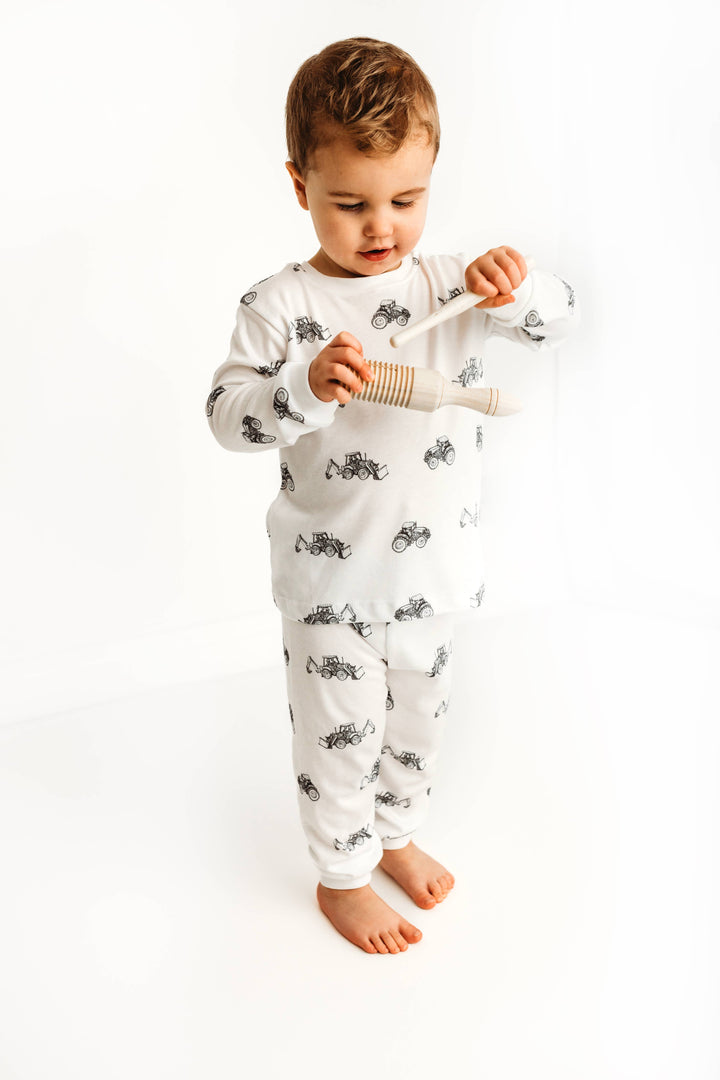 Organic bamboo Tractor Pyjamas