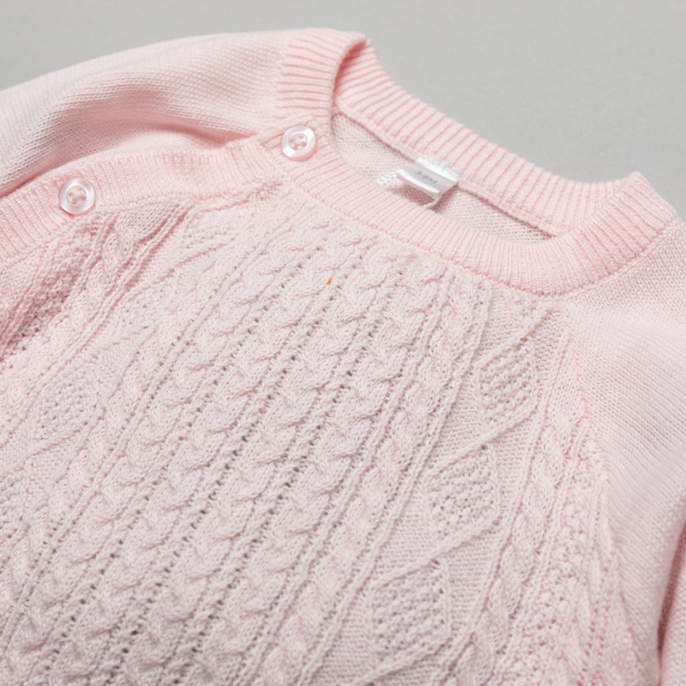 Pink Knitted 3 Piece set