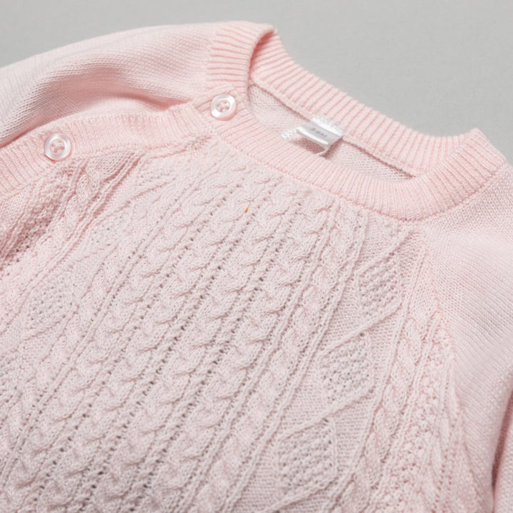 Pink Knitted 3 Piece set