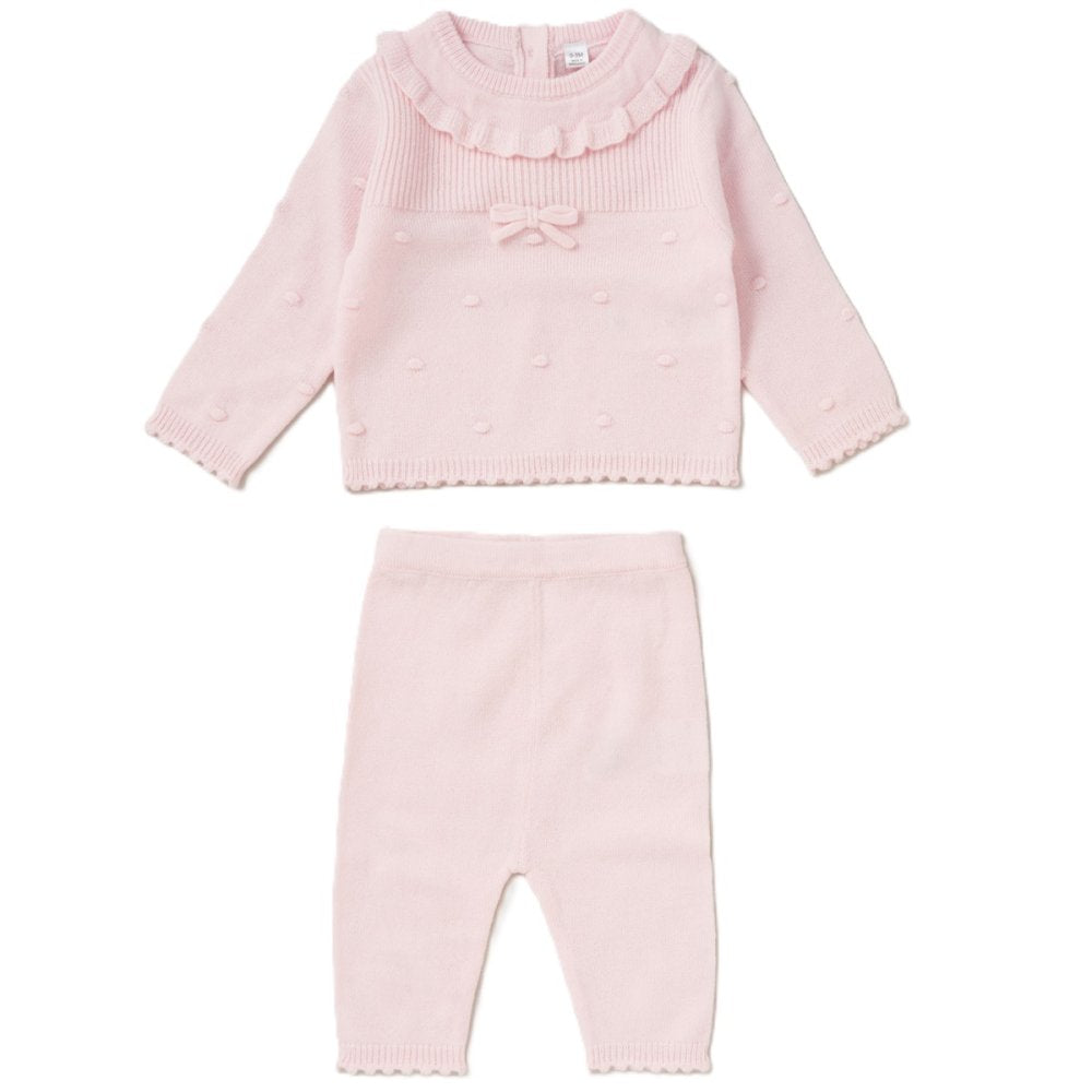 Girls Knitted bow set