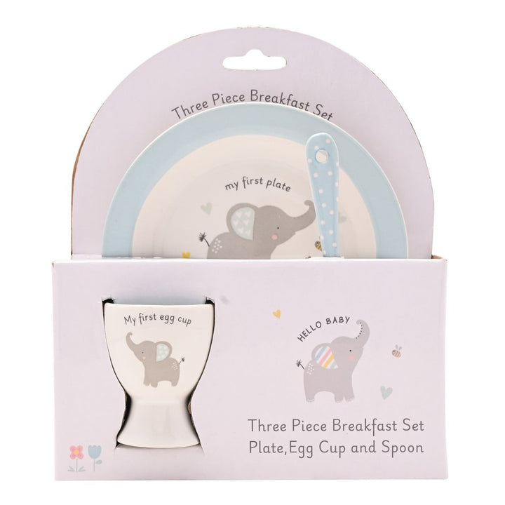 Hello Baby Plate Set