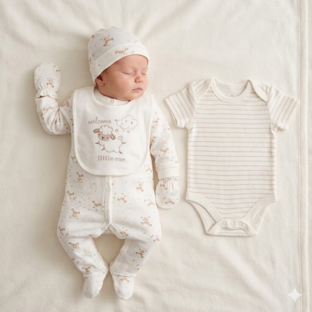 Unisex Sheep 6 piece set
