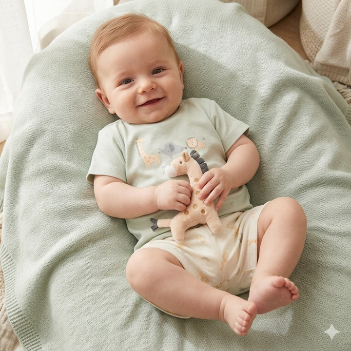 Giraffe Summer set with toy
