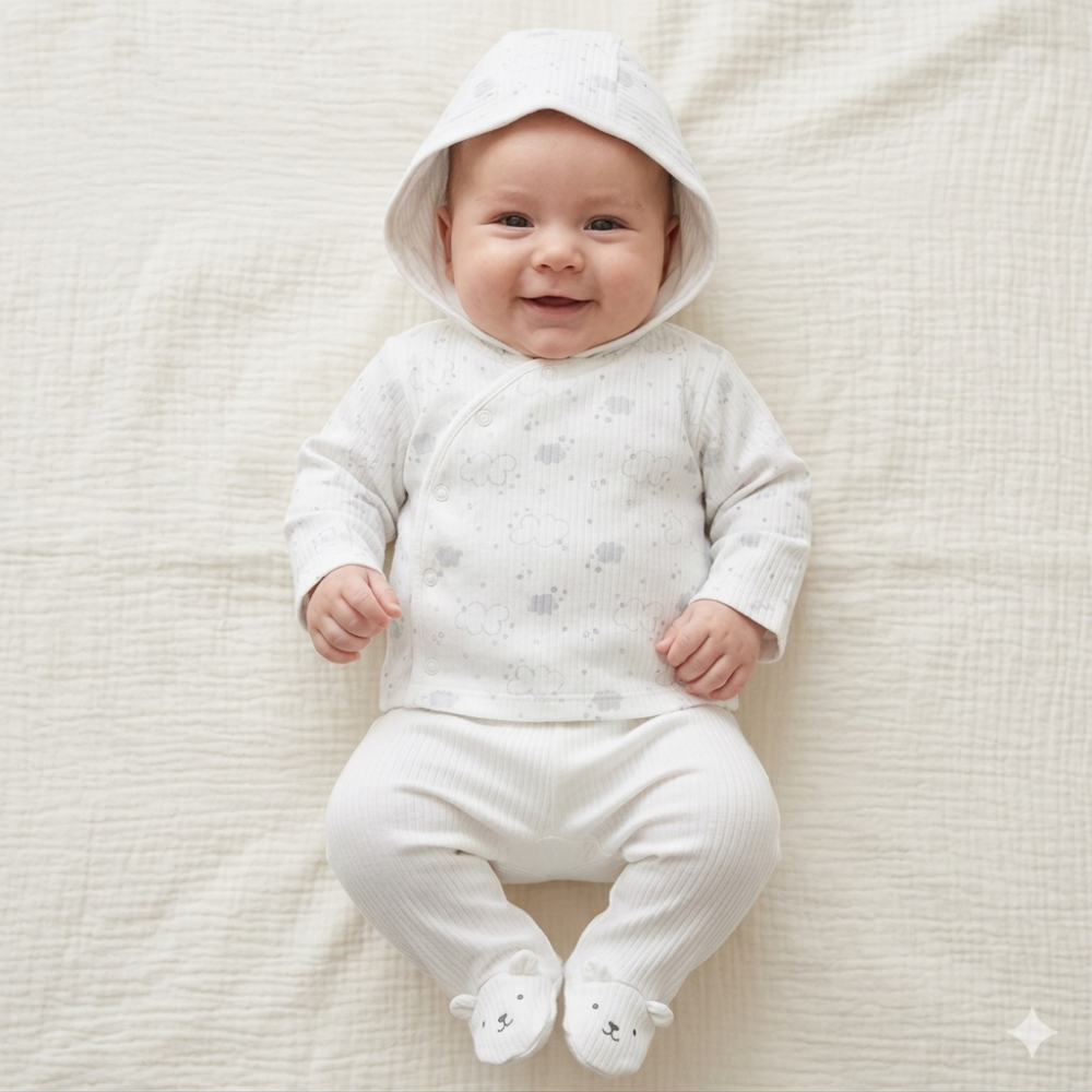 Unisex Clouds with Bear feet